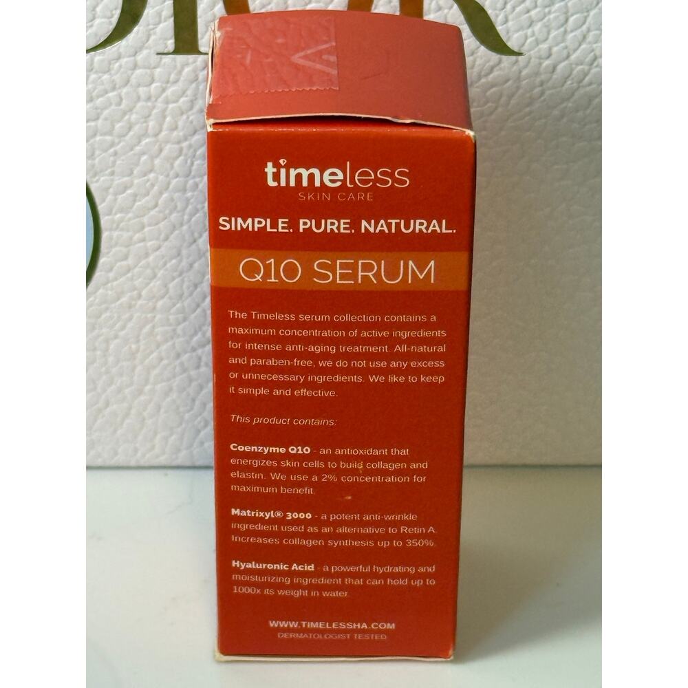 Timeless Skin Care Coenzyme Q10 + Peptides Serum - 30mL NEW in Box - Picture 7 of 7